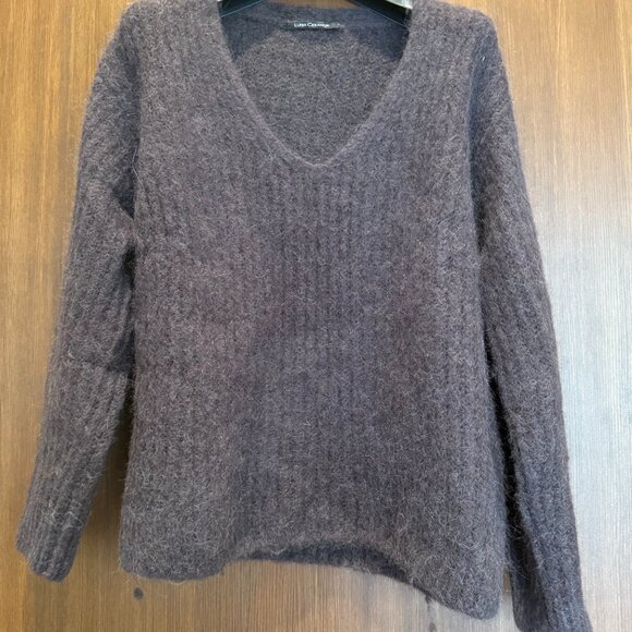 Ribbed Alpaca Blend Luisa Cerano Sweater - Picture 3 of 3